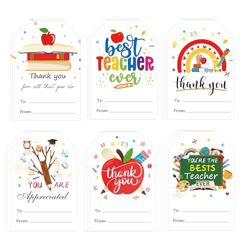 �搶�ւ̊��ӃX�e�b�J�[ 54�� Thank You Teacher Label 2 x 3�C���` �搶�̓� �l�[���^�O Apple Best Teachers Ever ���x���f�J�[�� �����V�[�� �M�t�g�J�[�h ���b�v�f�R���[�V����