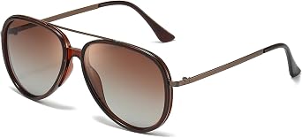 IGnaef Tangle Free Polarized Aviator Sunglasses for Women with UV Protection 2026 Trendy Oversized Shades IF2848