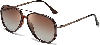 Tangle Free Polarized Aviator Sunglasses for Women