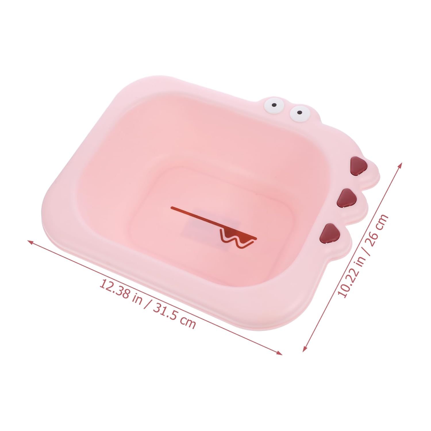 BESTonZON Portable Washbasin for Face and Butt Cleansing Lightweight Basin with Smooth Edges Adorable Cartoon Design Easy to Clean for Household and Travel Use