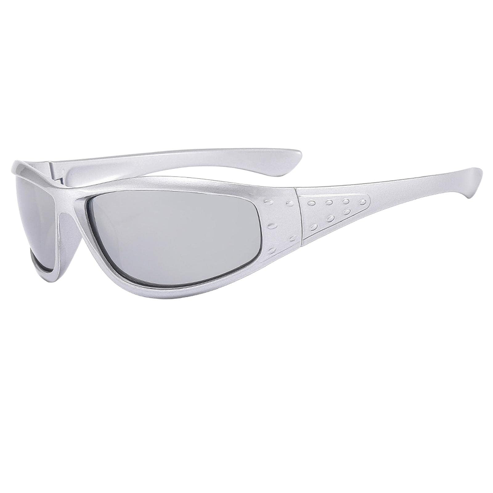 SECRET DESIRE SDR Sunglasses Glasses Accessories Outdoor Rectangle Retro Style Running Light Grey Lens