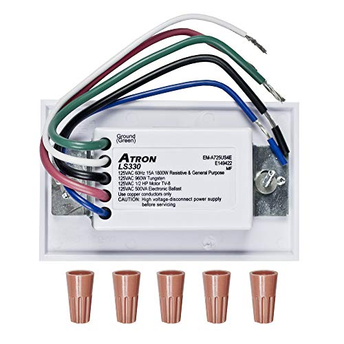 Atronics Digital Wall Switch Timer For 3-Way And Single Pole Application, For Fans, Lights, Heaters. 7 Day Programming - 20 Programs #TOP2