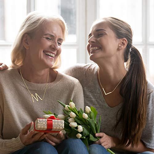 𝐁𝐢𝐠 𝐋𝐞𝐭𝐭𝐞𝐫 𝐍𝐞𝐜𝐤𝐥𝐚𝐜𝐞 Stainless Steel Initial Pendant Best Friends Jewelry for 𝐖𝐨𝐦𝐞𝐧 Her Wedding Birthday Christmas Gifts3