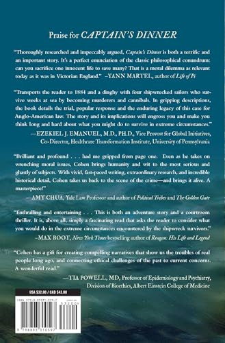 Image of Captain's Dinner: A Shipwreck, An Act of Cannibalism, and a Murder Trial That Changed Legal History