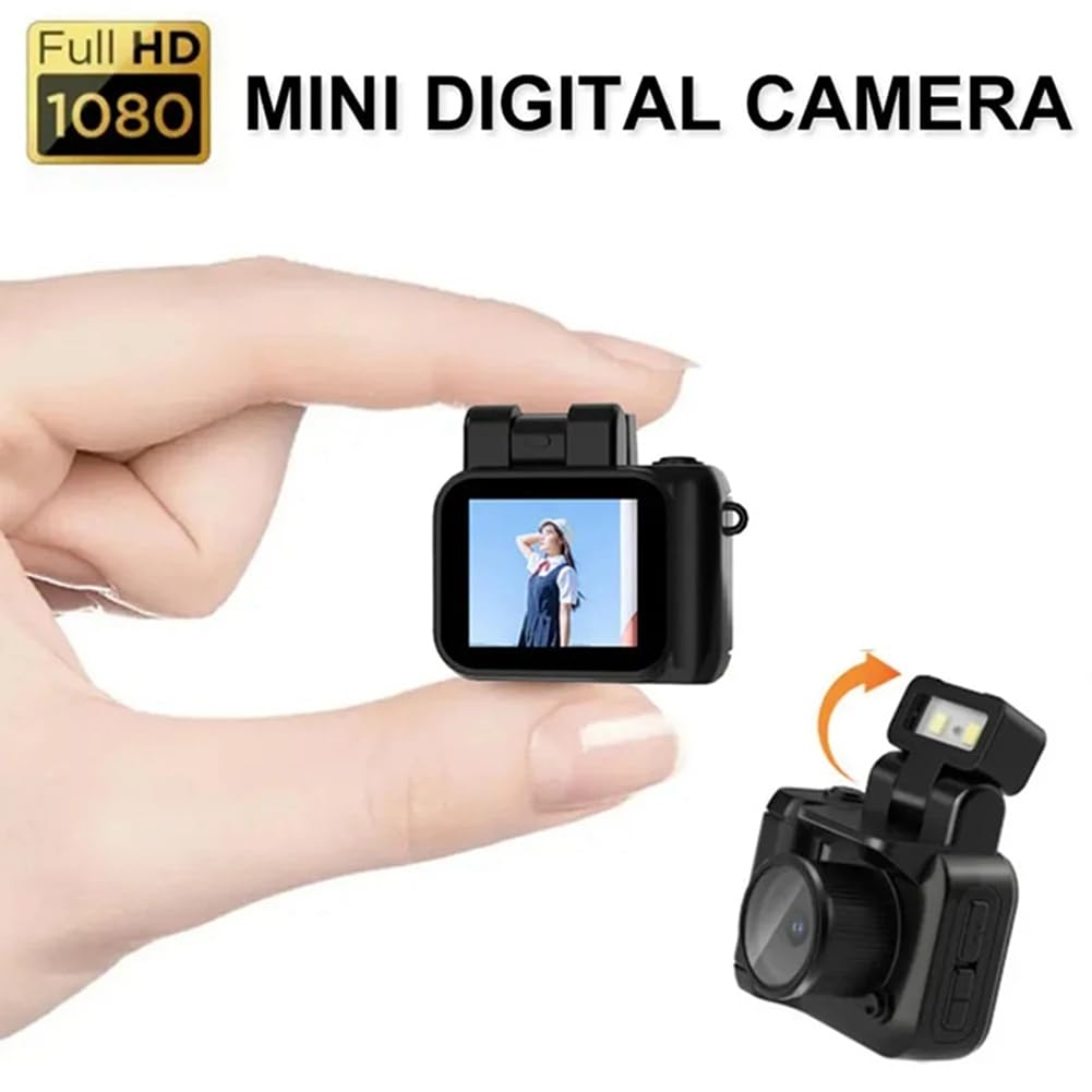 Appareil Photo de Style Mini SLR Cmos 128 Go avec Flash et Dock de Chargement, Enregistreur Vidéo Portable DV 1080P avec Écran LCD A