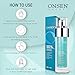 Onsen Exfoliating Peeling Gel - Daily Gentle Face Exfoliator, Dark Spot Remover, Organic Facial Peel for Sensitive Skin, Natural Whitening Peeling Gel for Women, 1.7 fl oz/50 ml