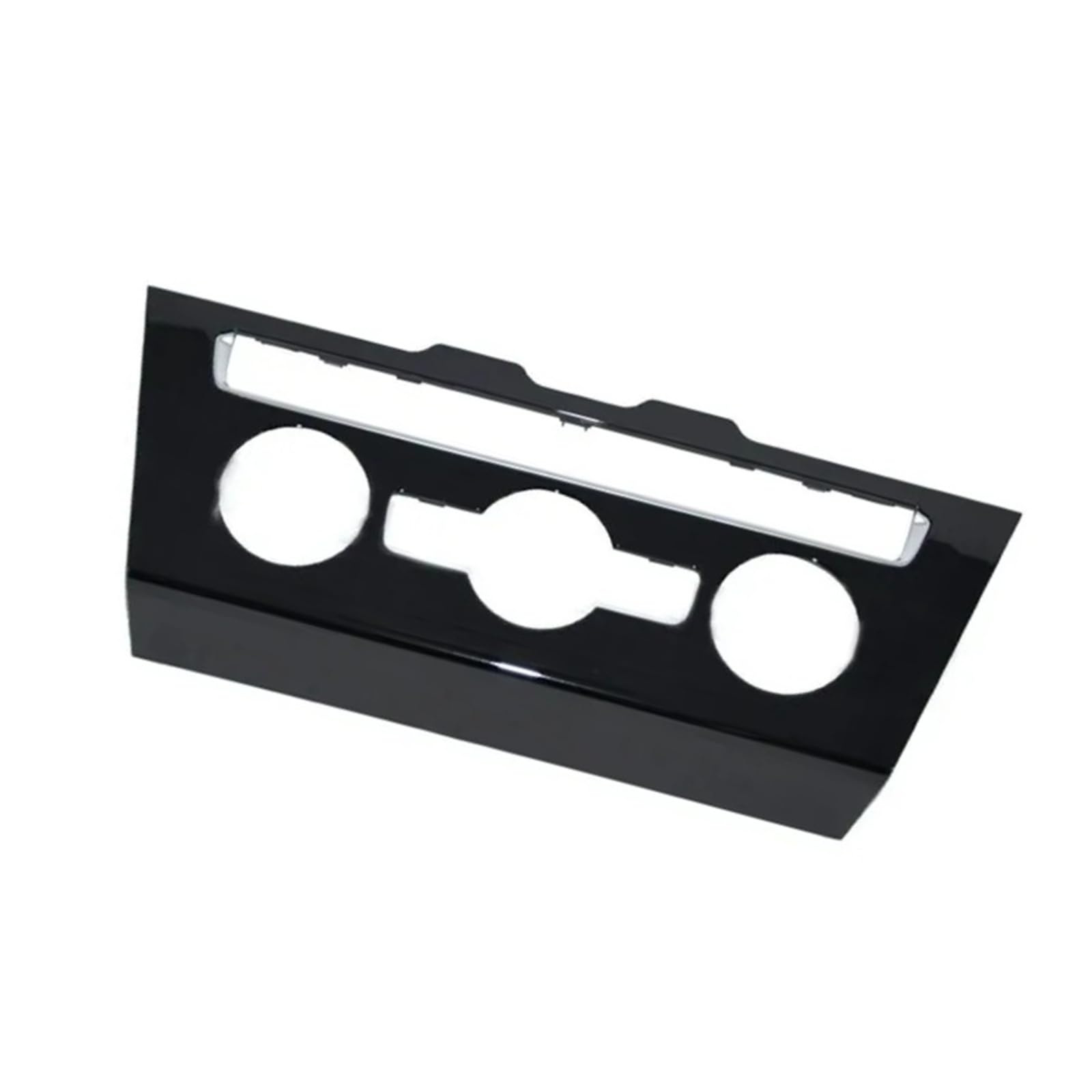 Mascherina Autoradio Cornice Stereo Telaio di Copertura Dell'interruttore dell'Aria Condizionata Piano Black per VW per Passat B8