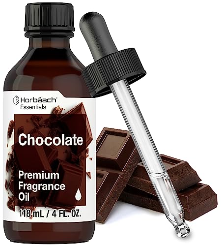 Horbäach Chocolate Fragrance Oil | 4 fl oz (118ml) | Premium Grade | for Diffusers, Candle and Soap Making, DIY Projects & More