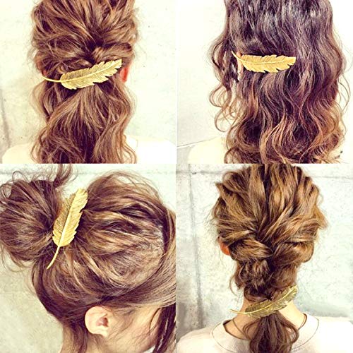 2 Goldene Haarspangen Mit Strass – Metall-Haar-Essstäbchen, Ca. 13,5 X 3,5 Cm – Vintage-Accessoire Für Damen