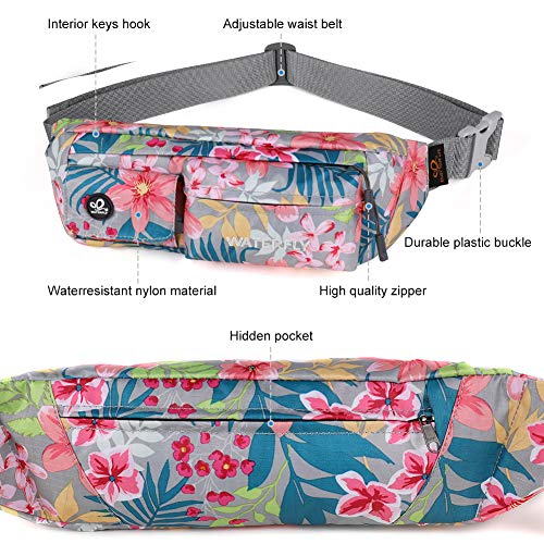 image for Waterfly Fanny Pack Slim Soft Polyester Water Resistant Waist Bag for 