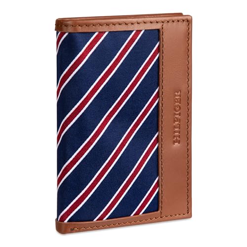 Image of Tommy Hilfiger Men's Tie Fabric Trifold Wallet