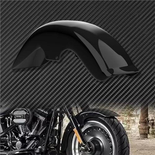 Guardabarros Softail 2006-2017 delantero de plástico negro para moto FLSTF 1450 6