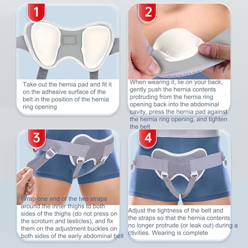Faja para Hernia Inguinal Ajustable para Hombres y Mujeres miniatura 7