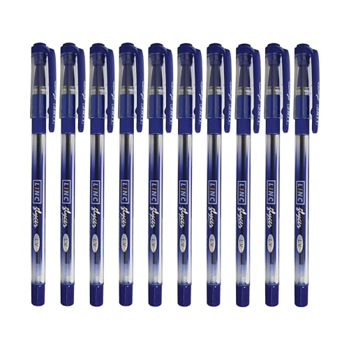 Image of Linc Glycer 0.6 mm Ball Pen | Blue Ink, Pack Of 20