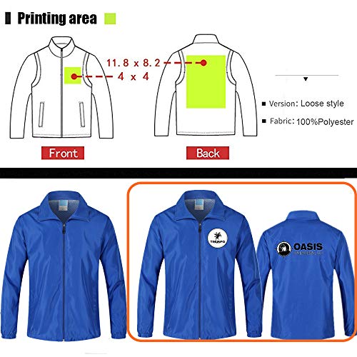 Yunzhenbusiness Men Windbreaker Jacket Customize Your Logo Long Sleeve Shirts Workwear Jackets for Outdoor Team Work Uniform4