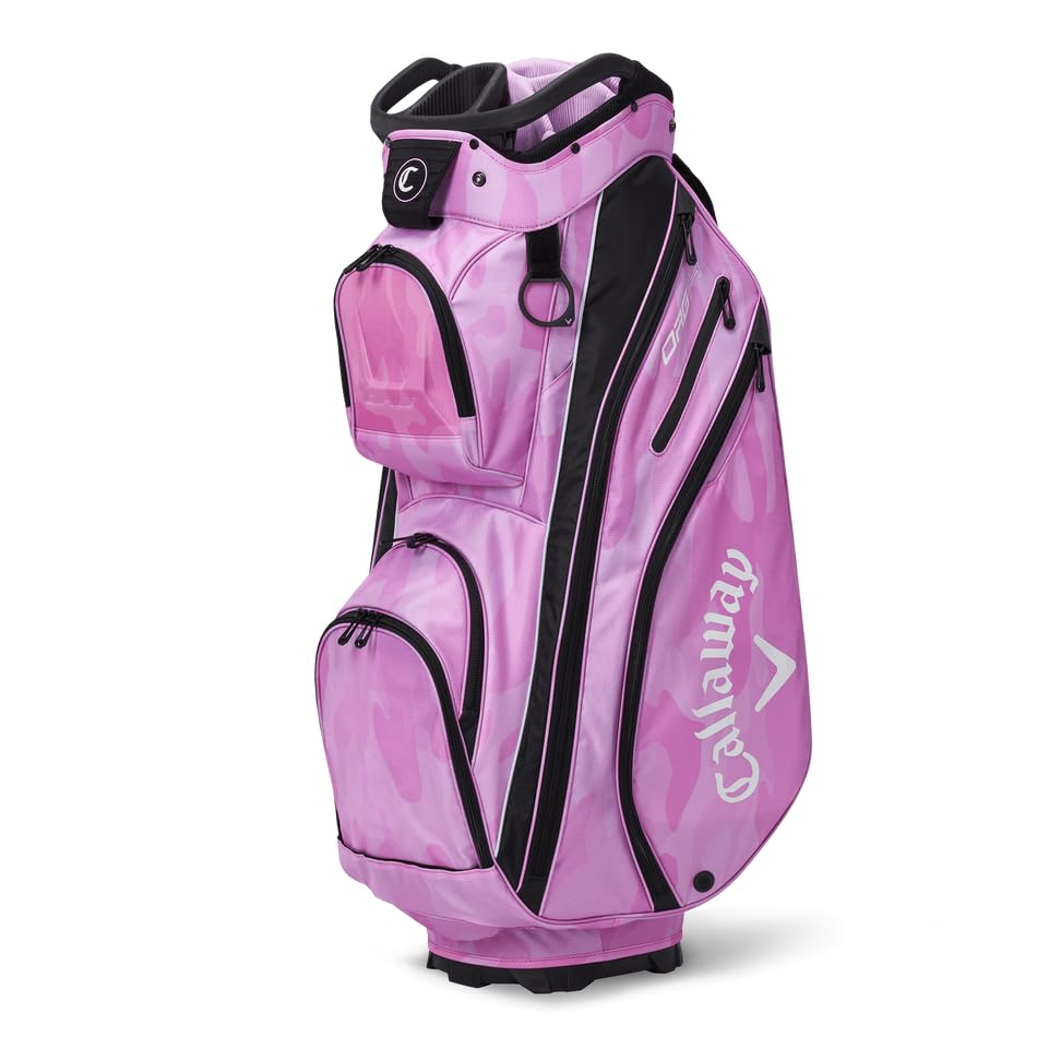 Callaway Golf 2022 Org 14 Cart Bag, Pink Camo Color: Buy Online at