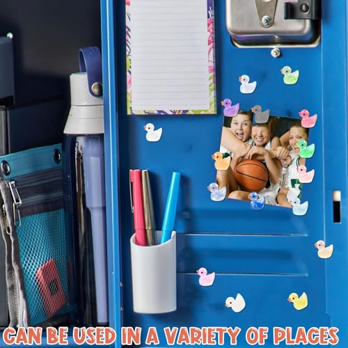 20 imanes pequeños decorativos de pato de resina miniatura 6