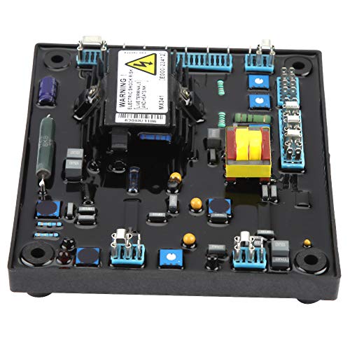 KIMISS Regulador de Voltaje del Generador AVR MX341 para Grupos Electrógenos, Control Automático de Voltaje para Generadores sin Escobillas
