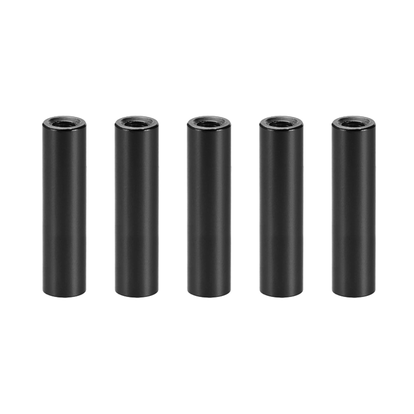 YOKIVE 5 Pcs Standoff Spacer, Aluminum Round Straight Spacer, Black, 20mm