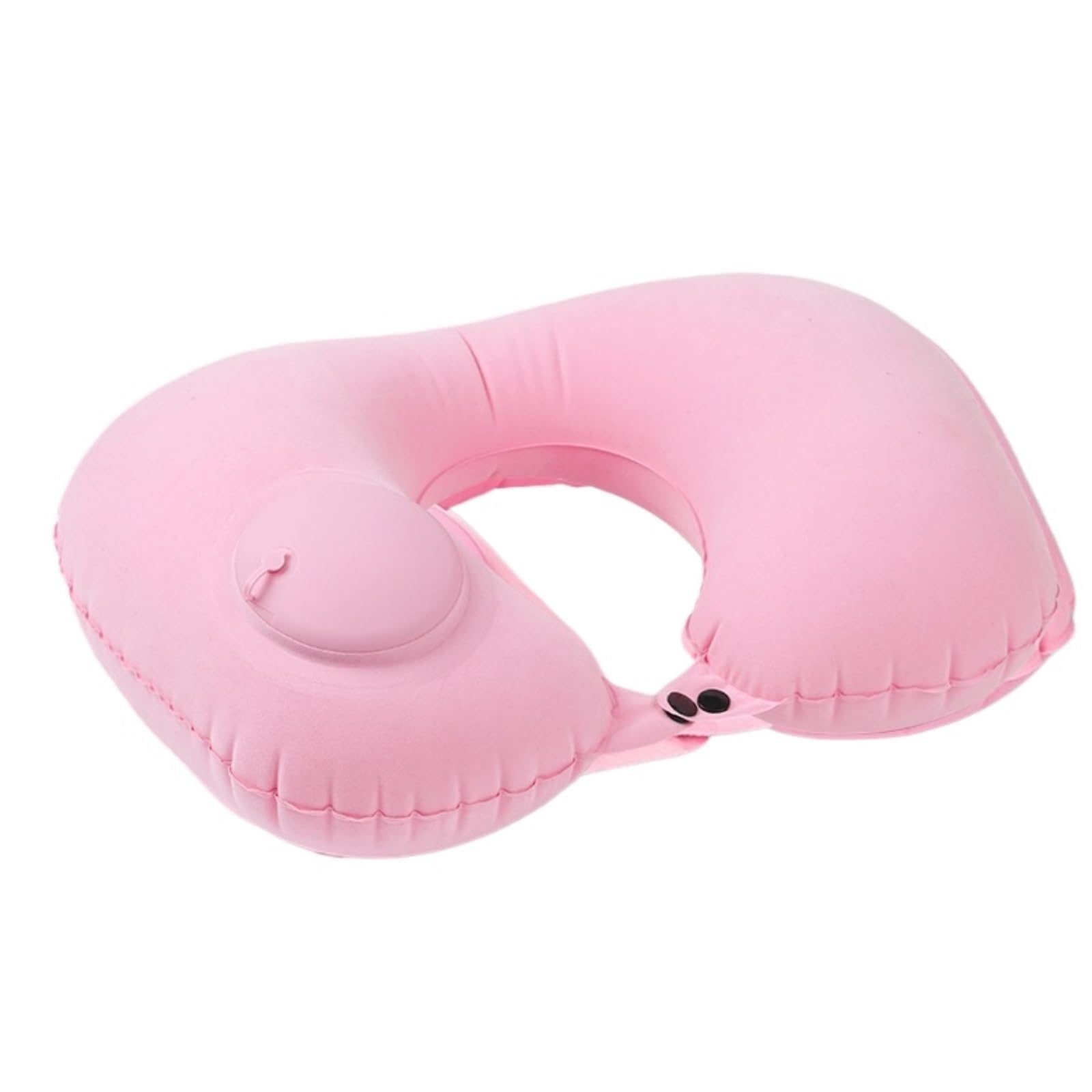 Poduszka Podpierająca Nadmuchiwana Poduszka Podróżna W Kształcie Litery U, Do Napompowania, Przenośna Wygodna Miękka(Pink)