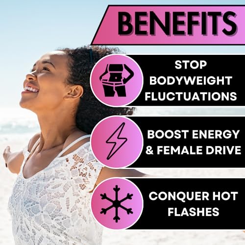 Hormone Balance For Women - First All In One Relief For Fatigue, Bloating, Hot Flashes, Mood Swings, And More - Natural Hormonal Support For Pms, Menopause, Pmdd, Pcos - 60 Vegan Capsules #TOP2