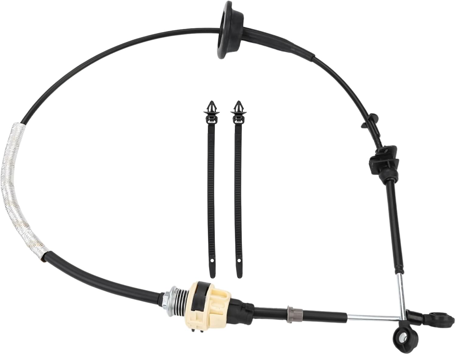 WMPHE Automatic Transmission Gear Shift Cable Compatible with Ford F-150 F150 2004-2005 4.2L V6 4.6L 5.4L V8 Replacement for 4L3Z-7E395-BA 4L3Z7E395BA Gearshift Control Lever Selctor