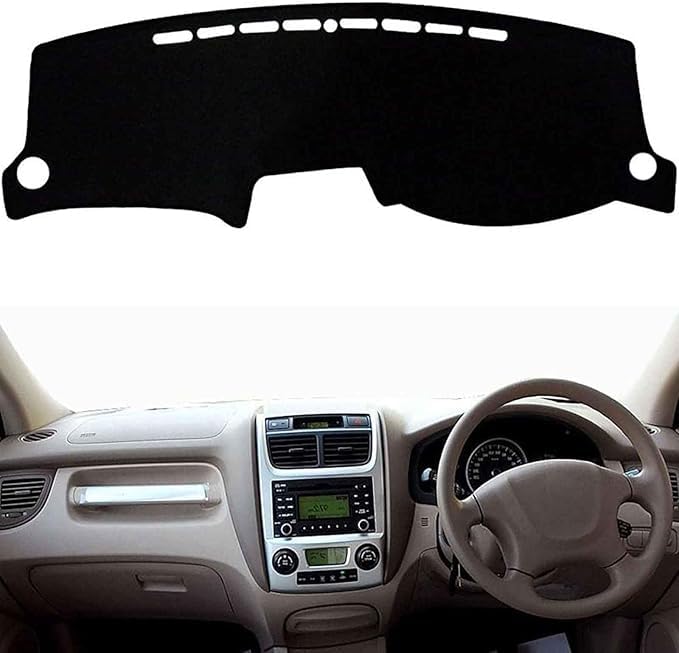 NIUSENN Fundas de salpicadero para Kia Sportage 2nd Gen JE KM 2004 2005 2006-2010, Accesorios Decorativos.