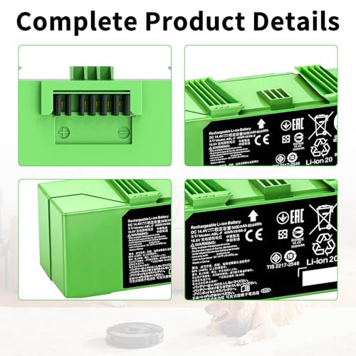 Image of 5600mAh for roomba Battery ABL-F Replacement for irobot roomba i8 i8+ i7 i7+ J7 J7+ i3 i3+ i4 i5 i6 e5 e6 Series 3150 3158 3550 3556 3558 e5 e5150 e5152 e5154 e5158 e6 6198 e6198