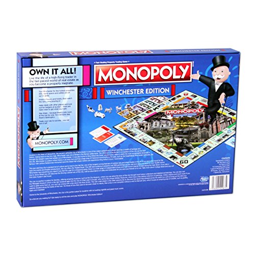 Monopoly Winchester de Winning Moves : le jeu de société incontournable sur les lieux cultes