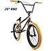 Elite 20" & 18” BMX Bicycle Destro Model Freestyle Bike - 4 Piece Cr-MO Handlebar