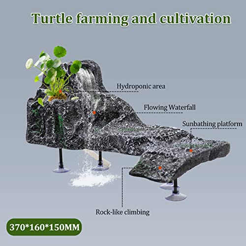 Svauoumu Turtle Basking Platform with Ramp, Reptile Floating Platform ...