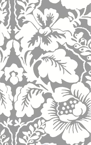 Capslpad Geblümt Outdoor Teppich für Terrassen Abstand 150x245cm Reversible Kunststoff Strohteppich Matte Outdoor Camping Teppich Picknickdecke für Veranda Hinterhof Terrasse RV BBQ Strand Balkon Cover