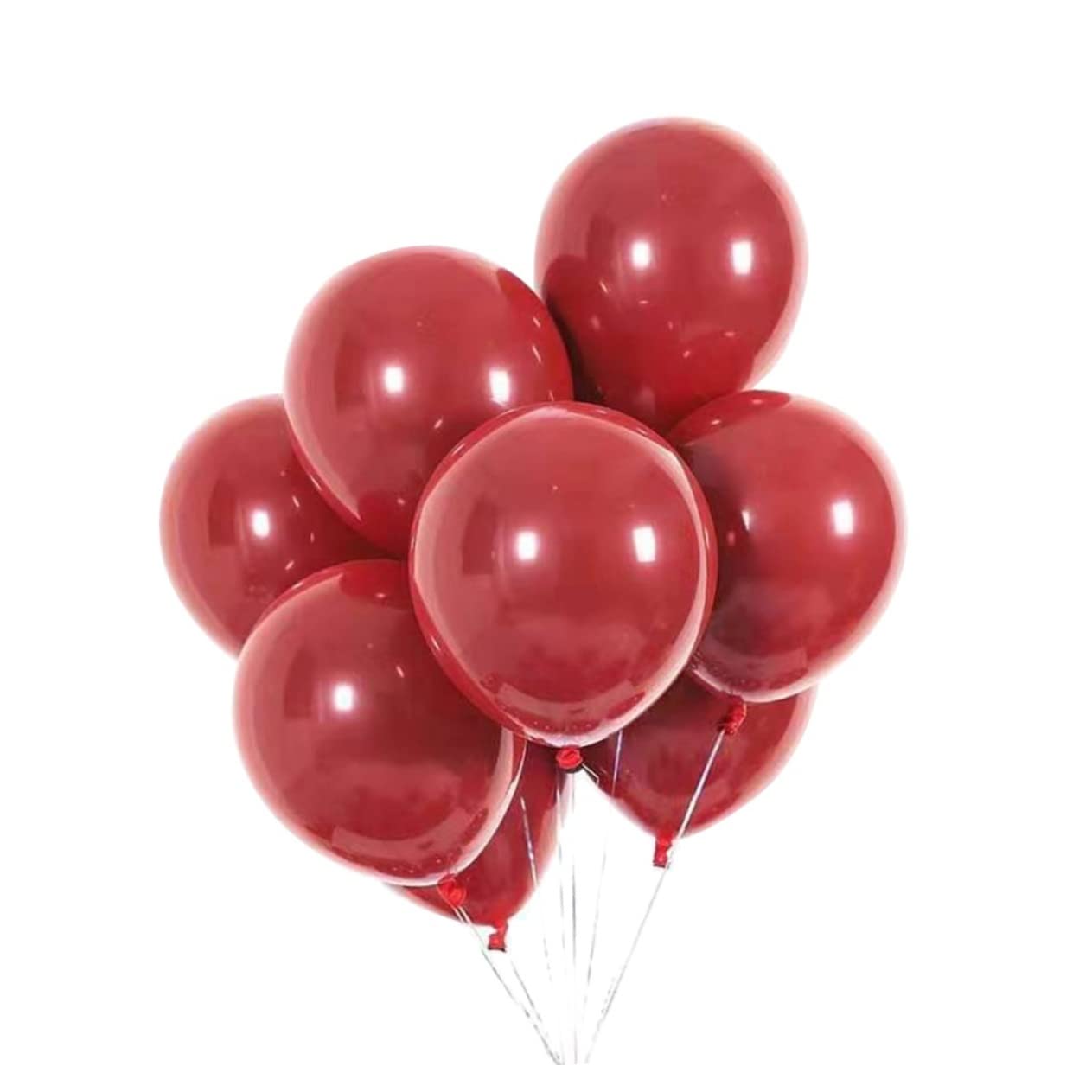 Palloncini Decorativi Matrimonio in Lattice Rosso 25 Pezzi 18 Pollici | Festa e Banchetto, Atmosfera Romantica, Set da 25, Accessori per Allestimenti e Bomboniere