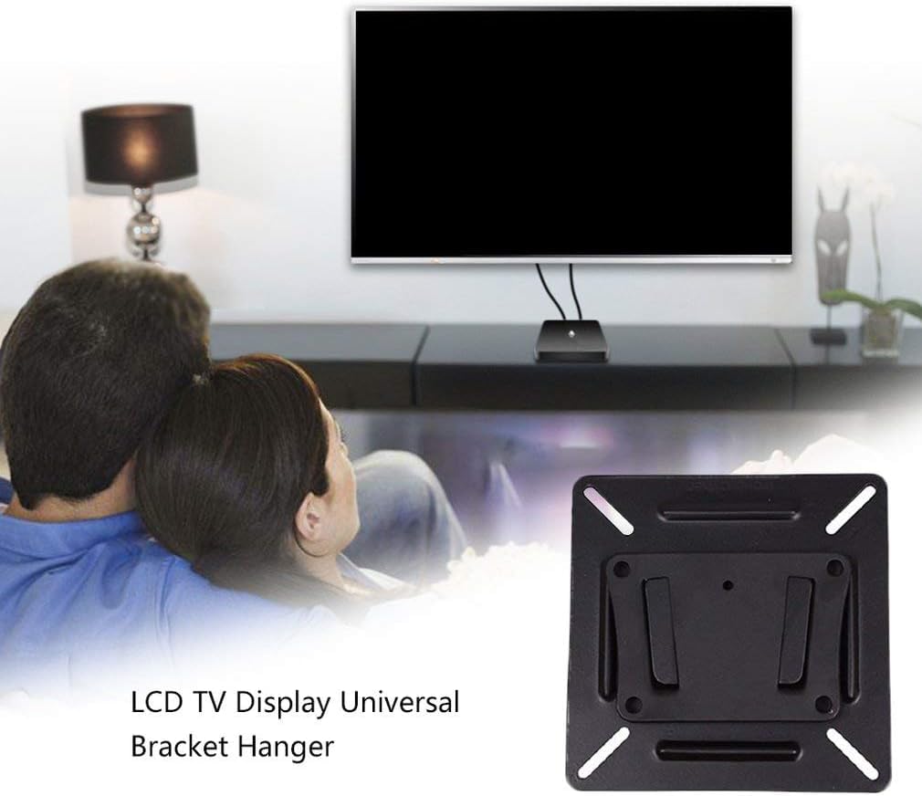 Monitor Wall Mount for 14-24“ TV Computer, Small TV Wall Bracket, Universal Low Profile Rv TV Wall Mount, Vesa 75x75mm and 100x100mm, for Rv Camper, Max Weight 22lbs — view 3