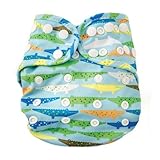 Bumkins Cloth Diaper Cover, Crocs