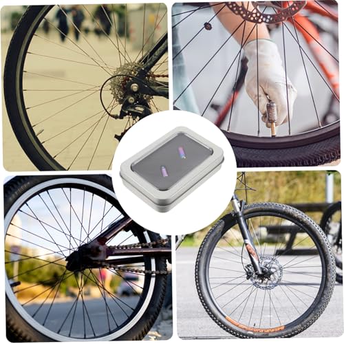 2 Pcs Tapones de Válvula de Aire para Bicicleta con Protección Anti-polvo miniatura 5