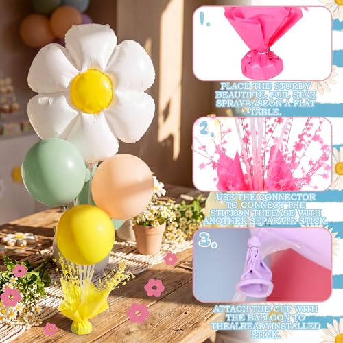 Support ballon marguerite pour réussir vos centres de table - 5