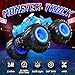 AUUGUU Remote Control Car, 2.4GHz Monster Trucks Toys with Light Spray, Birthday Gift for Kids 3 4 5 6 7 8, All Terrain RC Cars, Toddler Toys for Boys Girls 3+ Year Old