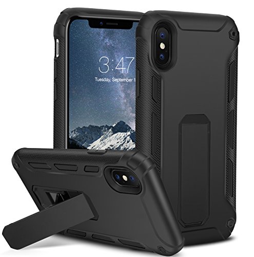SALAWAT for iPhone 11 Pro Max Case, Slim PU Leather Vintage Shockproof Phone Case Cover Lightweight Soft TPU Bumper Hard PC Hybrid Protective Case for iPhone 11 Pro Max 6.5 Inch 2019 (black)
