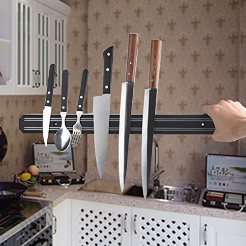 Piyuda Magnetic Knife Holder for Kitchen, Workshops and Multipurpose Magnetic Strip