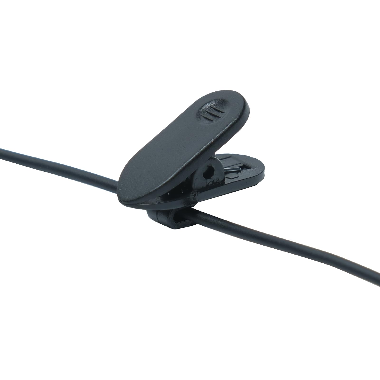 Auriculares de vigilancia suaves en forma de C de 3,5 mm para escuchar solo escucha, auriculares de vigilancia para micrófonos de altavoz de radio de 2 vías, paquete de 10
