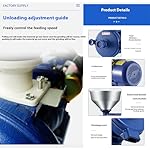 Electric Grain Mill Grinder 3000W, Commercial Dry & Wet Grinder with Funnel, Adjustable Powder Grinding Machine for Corn, Rice, Coffee, Wheatwait - Image 6