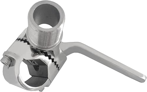 Miniatura 8 de Barco de acero inoxidable 0.984 in VHF antena soportes de antena ajustable Base Abrazadera-en Hardware