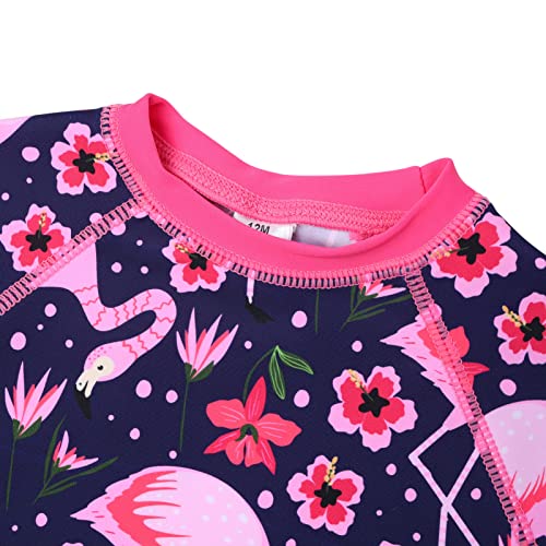 XFGIRLS Girls Swimsuit Toddler Girl Two Piece Long Sleeve Bathing Suit Swimwear Swimming UPF 50+2
