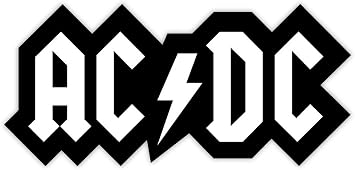 Black and White Sticker Decal 6" x 3" Y