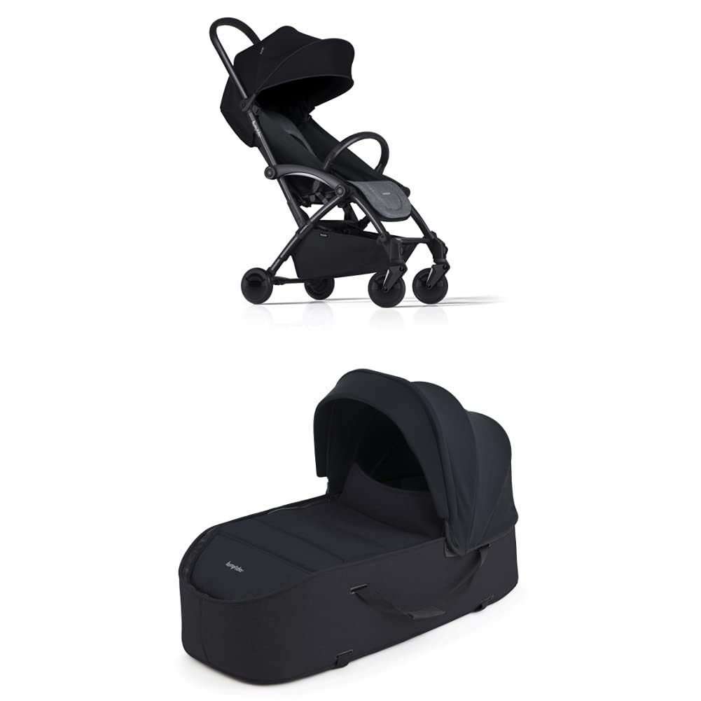 BumpriderConnect 2 Stroller with Black carrycot, Grey Melange