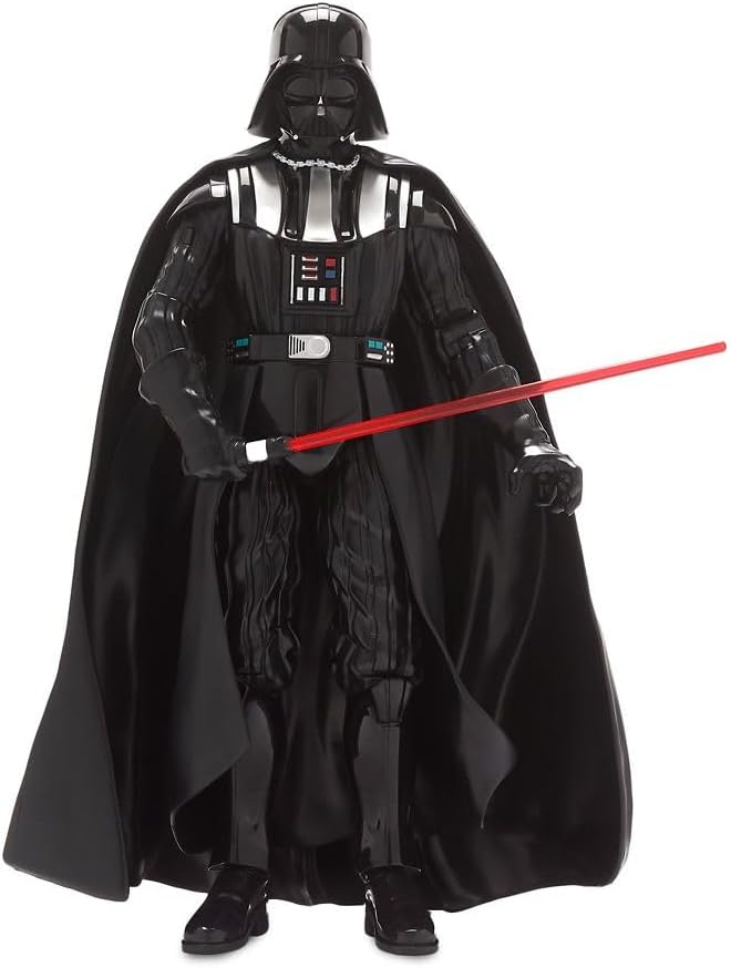 Disney Store Official Darth Vader Talking Action Figure - 13 Inch Interactive Star Wars Toy with Lightsaber - Articulated Kid Toy with Light & Sound Effects