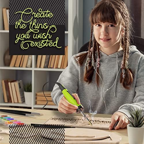 Beginners Wood Burning Kit for Kids and Teenage Boys & Girls - Cool Gifts for Boy or Girl Craft Projects. Best Gift Idea for Older Children. Teen Woodburning DIY Hobby Kits. Art Crafts Activities Toys 6 51oHTo6cwPL. AC