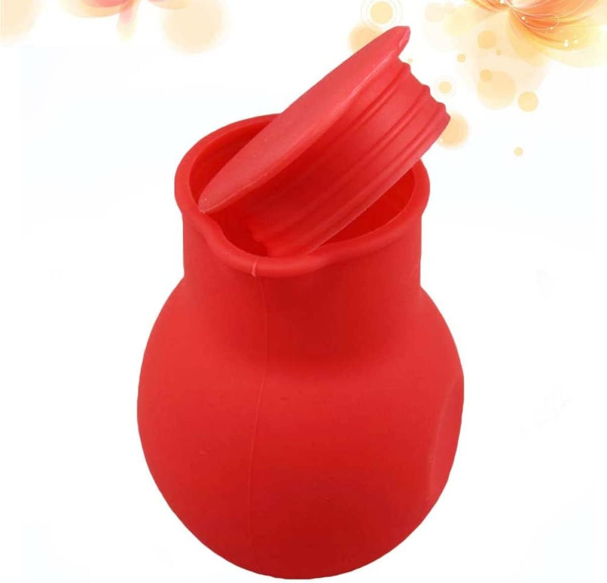 Silicone Chocolate Melting Pot for Butter and Milk, Red