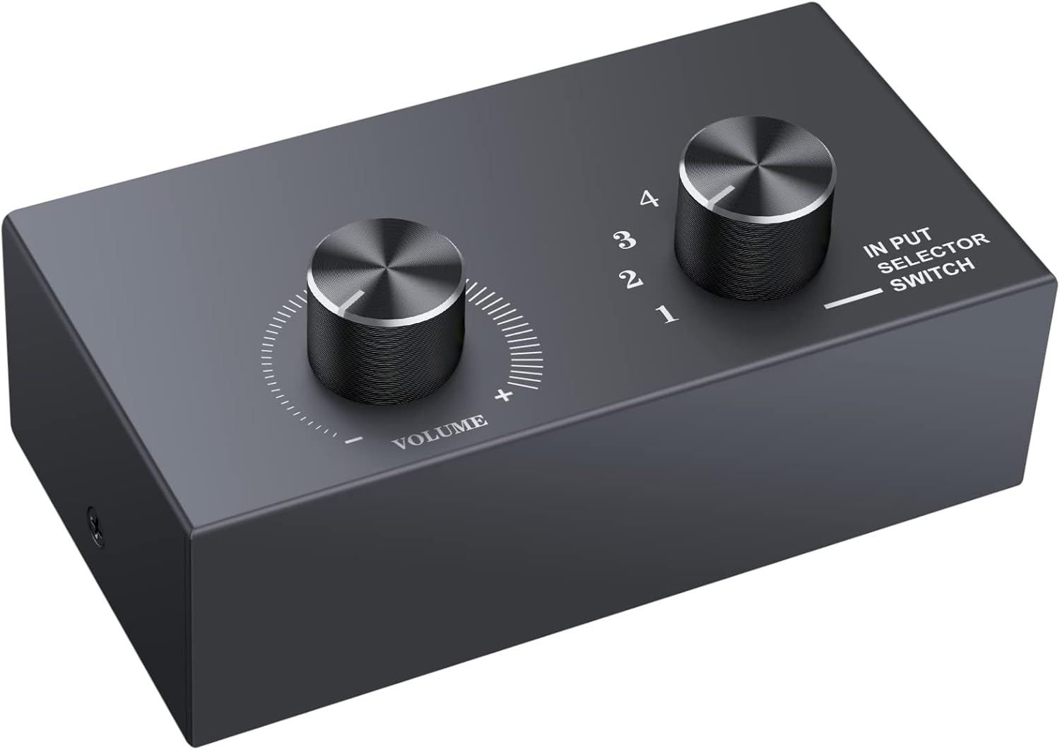 PROZOR Mini 6(1)in1(6)Out RCA Audio Switch, BiDirectional Audio Switcher with Volume Control